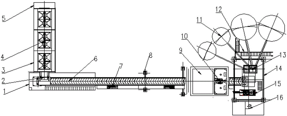 Large-scale automated cooling chemical apparatus for production of chemical raw materials