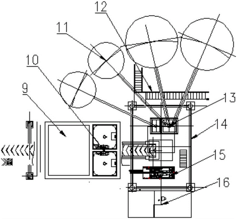 Large-scale automated cooling chemical apparatus for production of chemical raw materials