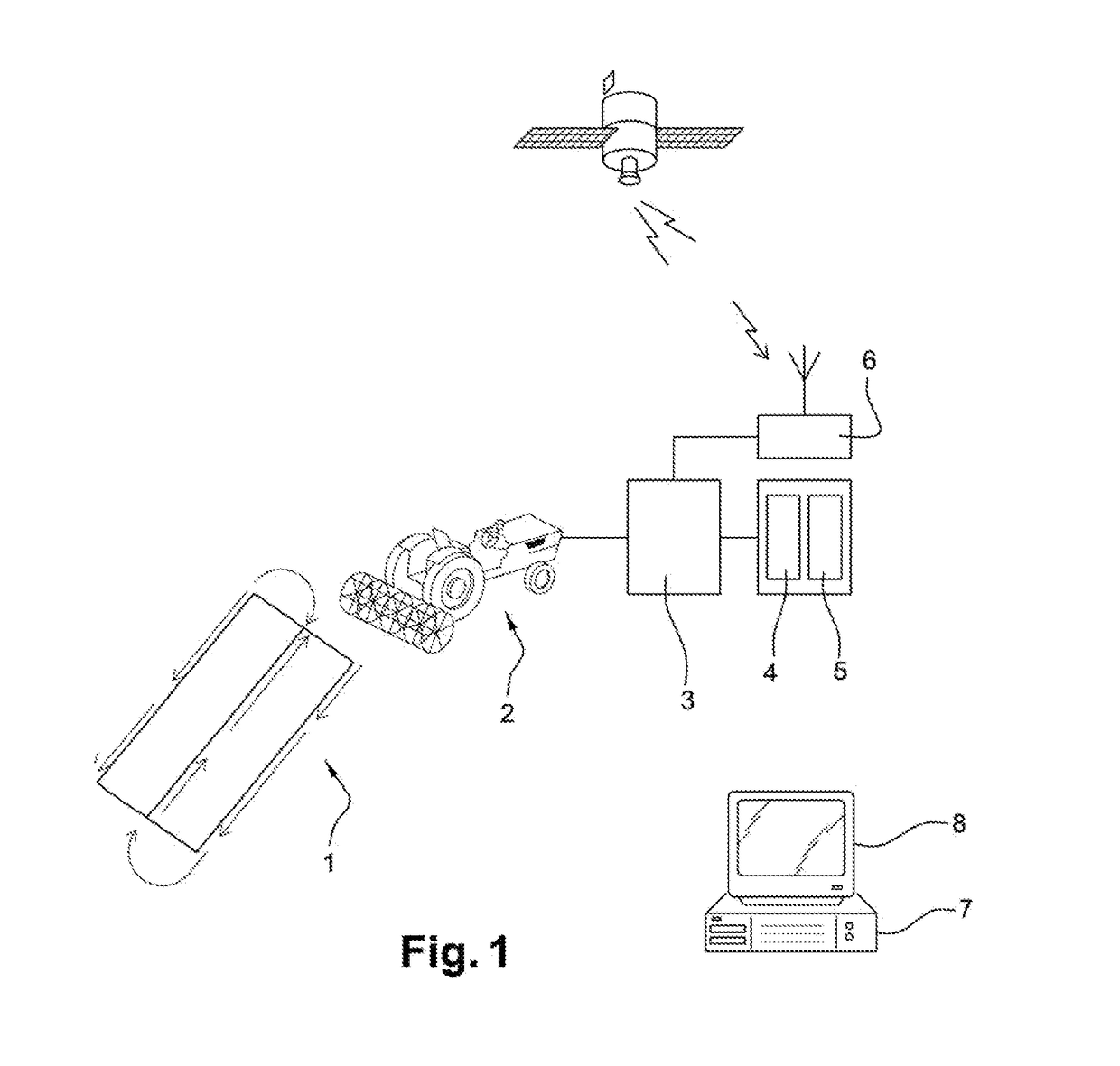 Method for correcting the time delay in measuring agricultural yield