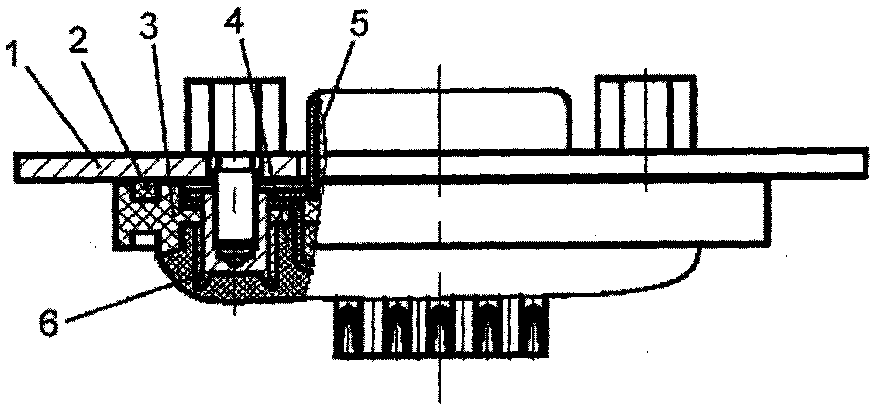 Water-proof connector support plate