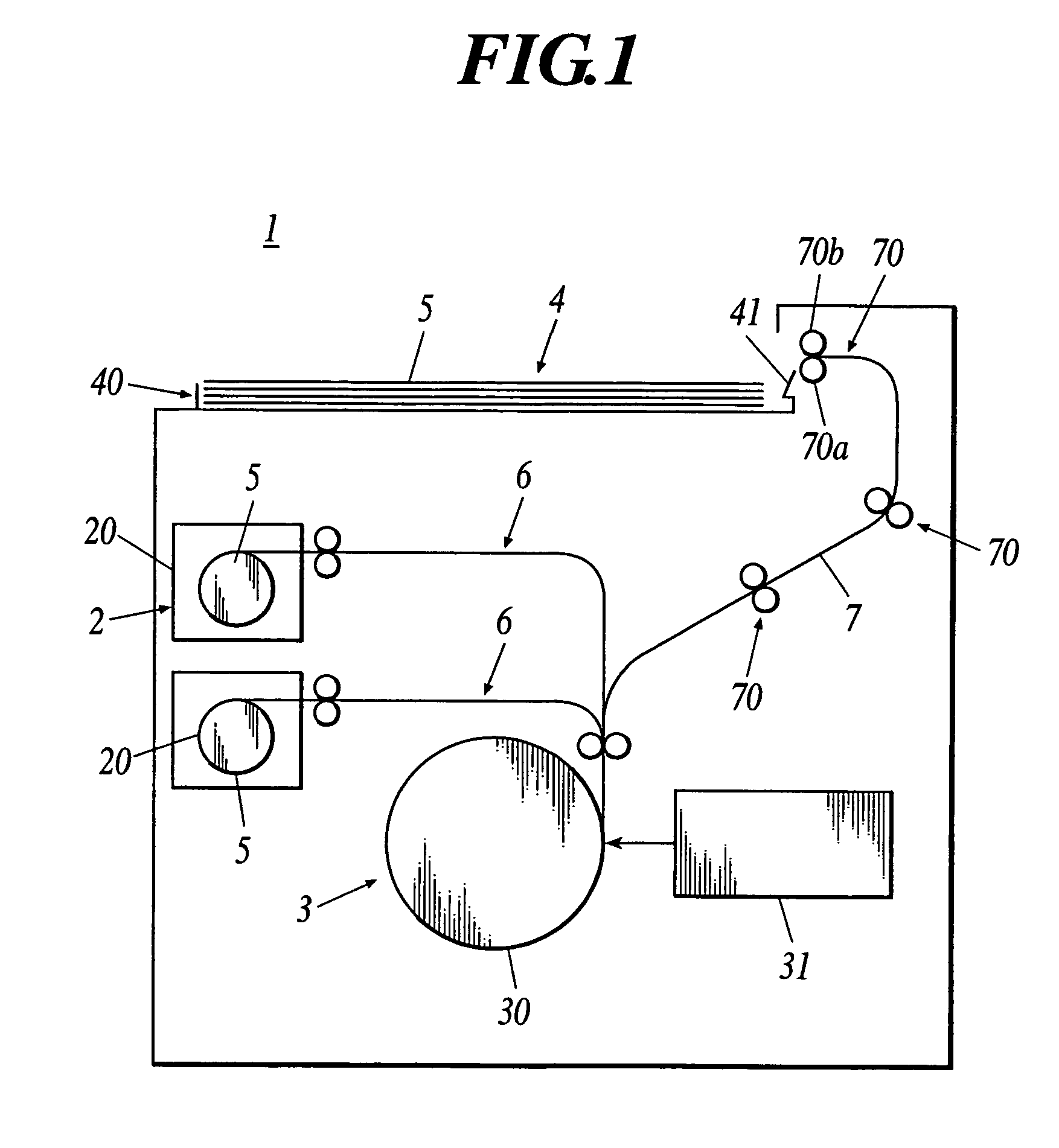 Image recording apparatus and printing plate material