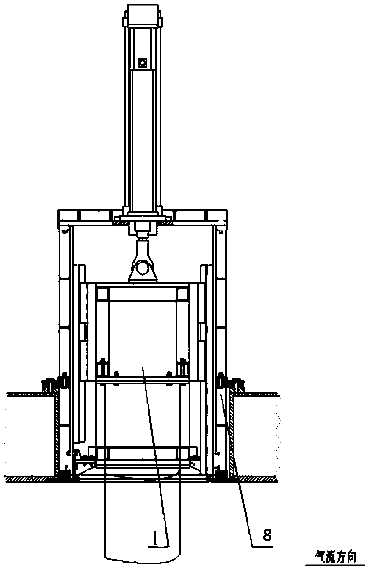 Flow field precise control system for DC transient impact type transonic wind tunnel and control method