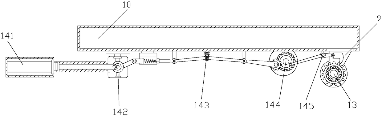 Conveying trolley for logistics assembly