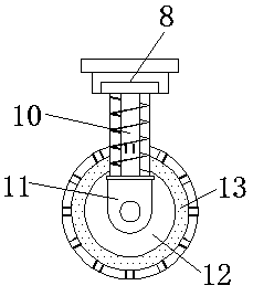 Reinforced type foldable foot support for unmanned aerial vehicle