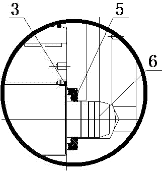 Device and method for buffering main oil cylinder of paste filling pump in coal mine