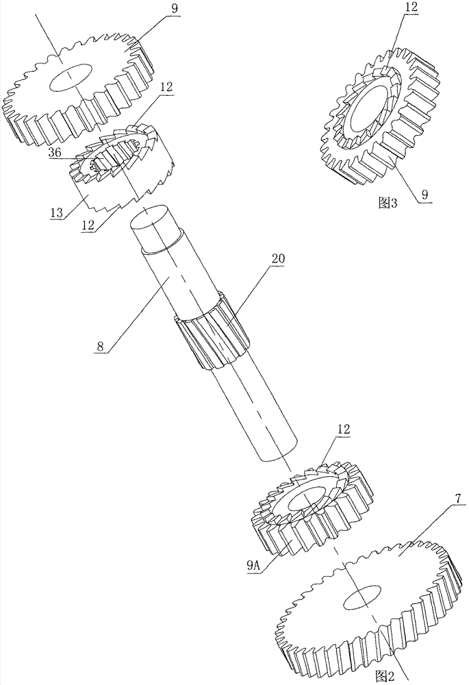 Forward-and-backward rotation variable-speed hub motor