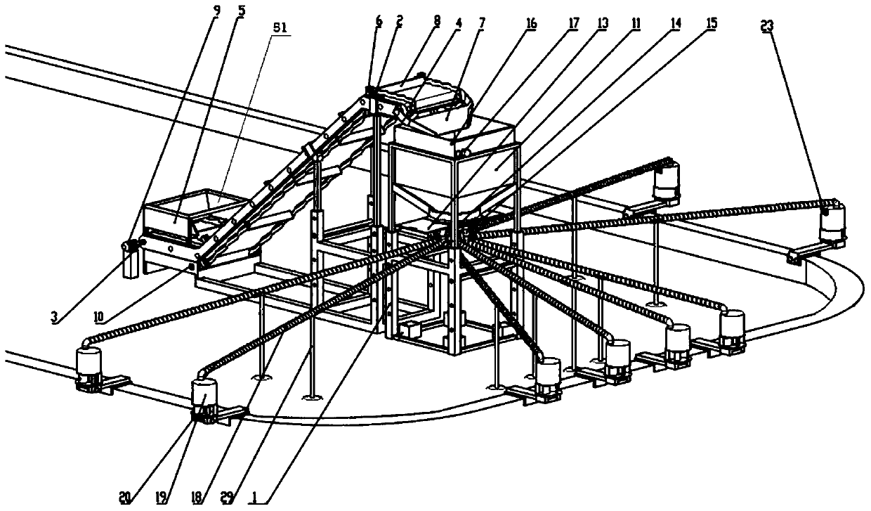 Automatic juvenile shellfish dispensing device