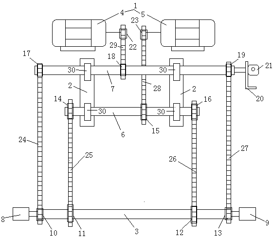 A fully automatic powder adding machine