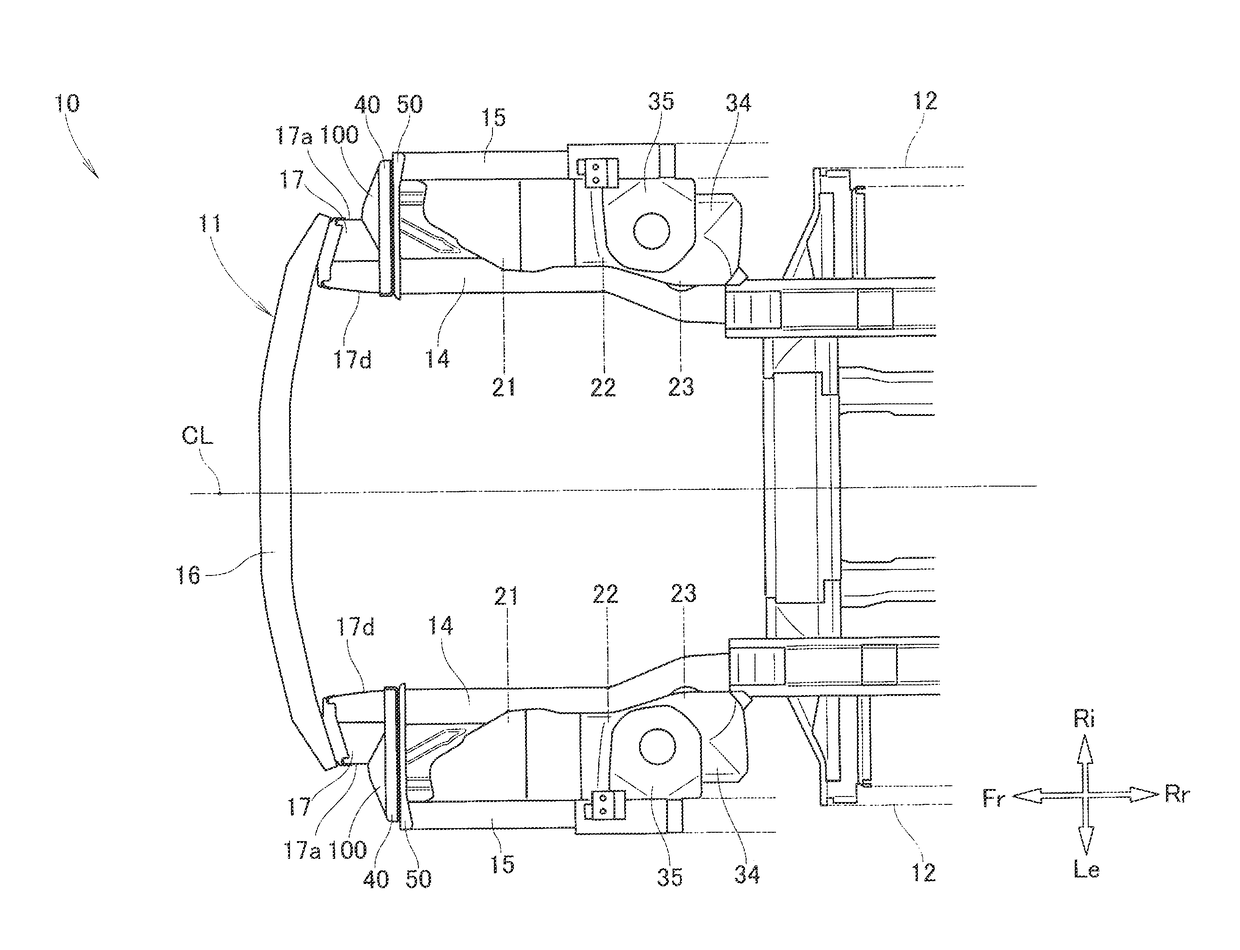 Vehicle body front structure