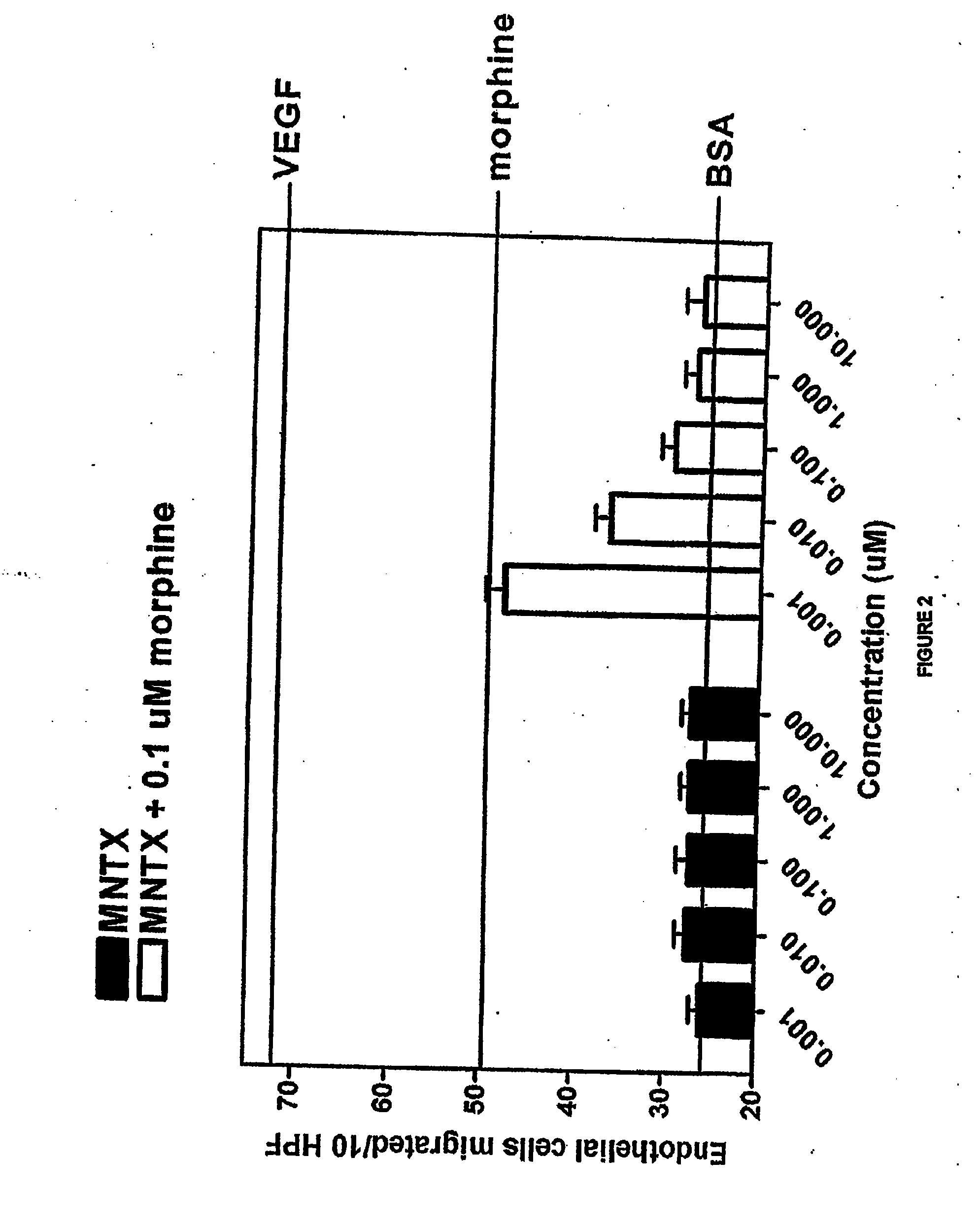 Use of opioid antagonists to attenuate endothelial cell proliferation and migration