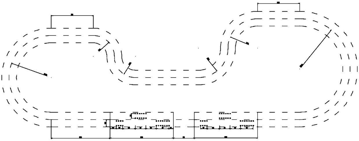 Driving path planning method based on state grid method