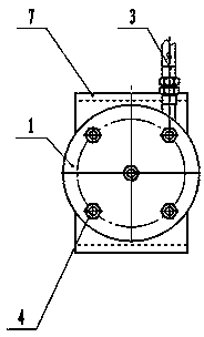 Blockage bridging removal machine for ore bin