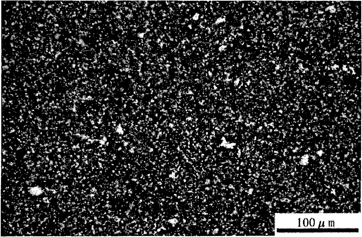 Novel metal ceramic composite material and preparation method thereof