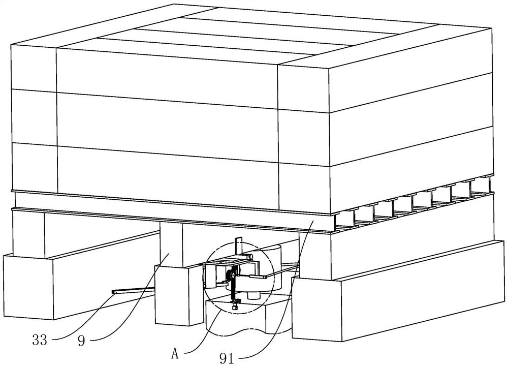 Static load detection equipment for concrete beam