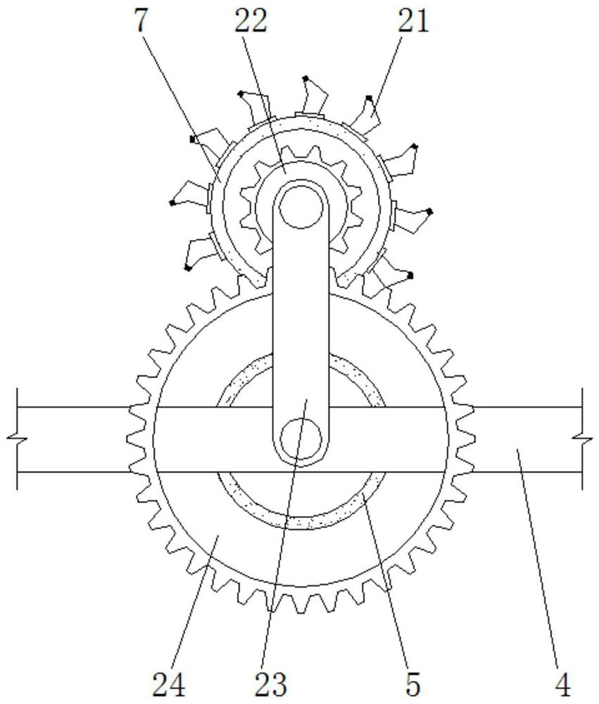 Textile dyeing and finishing device convenient for multistage treatment and use method thereof