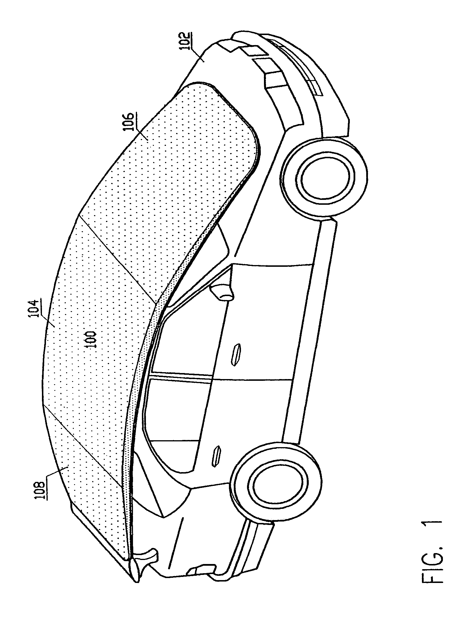 Retractable vehicle shade for tropical and cold climates