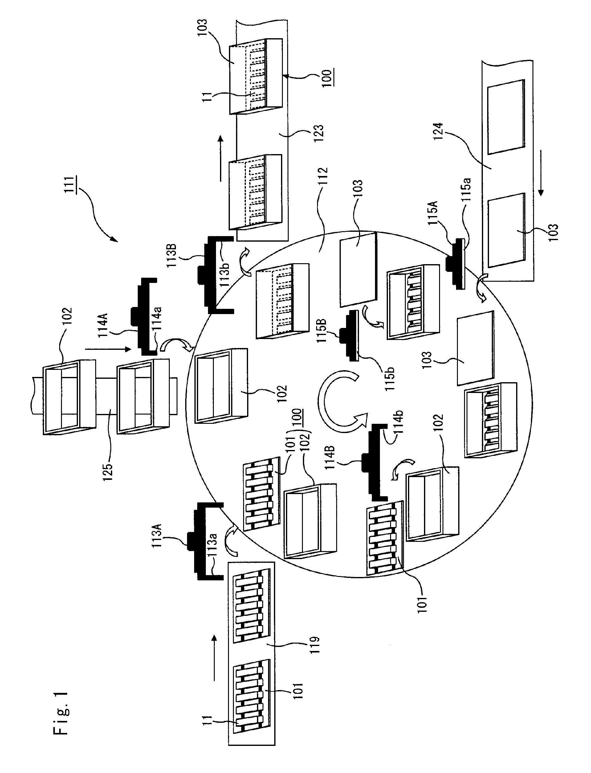 Firing jig assembling apparatus, firing jig disassembling apparatus, circulating apparatus, method for firing ceramic molded body, and method for manufacturing honeycomb structure