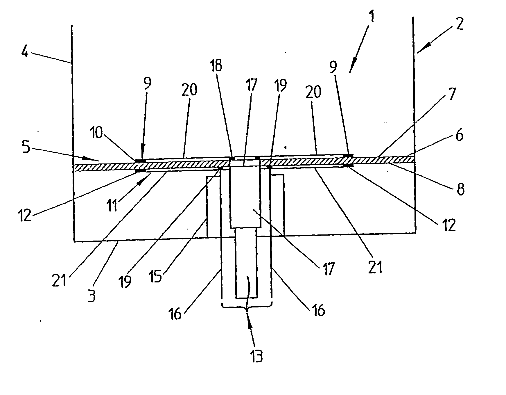 Planar antenna and antenna system