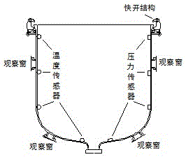 Laboratory experiment device and method for solid fluidization exploitation of gas hydrate