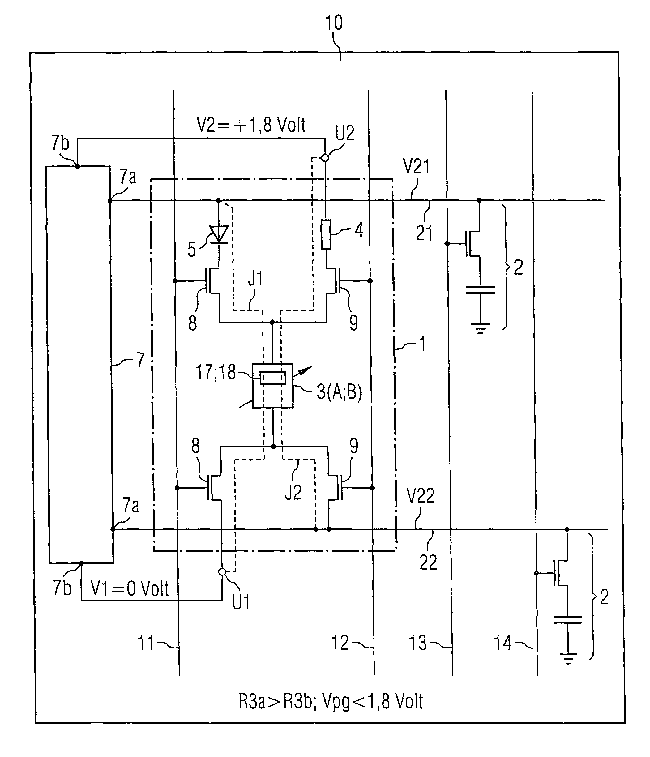 Nonvolatile memory cell and methods for operating a nonvolatile memory cell