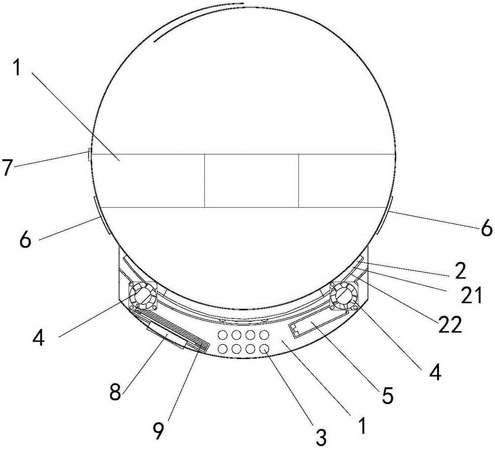 Head-wearing automatic cooling device and cooling method