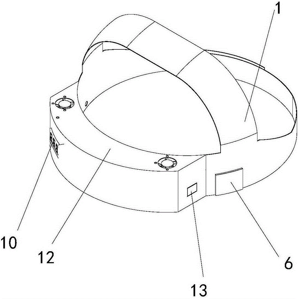 Head-wearing automatic cooling device and cooling method