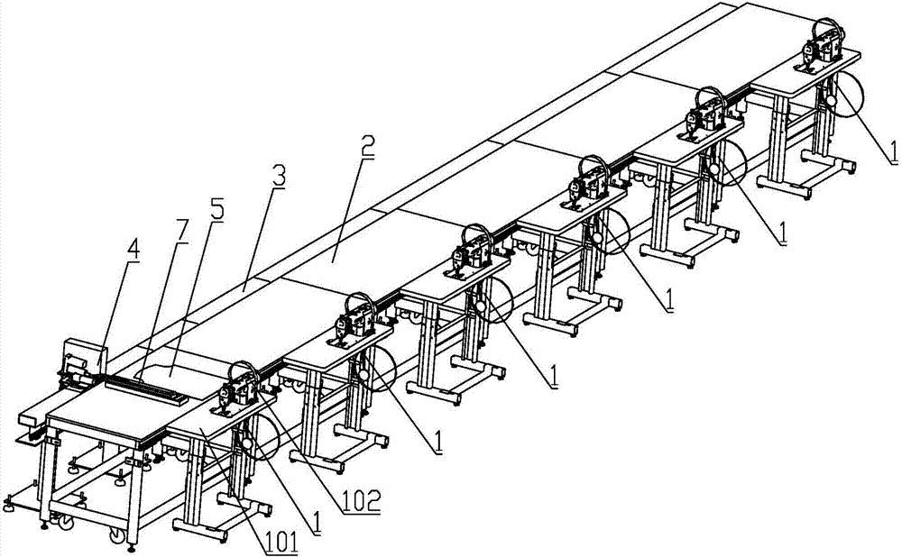 Automatic cloth transport apparatus and automatic cloth transport line