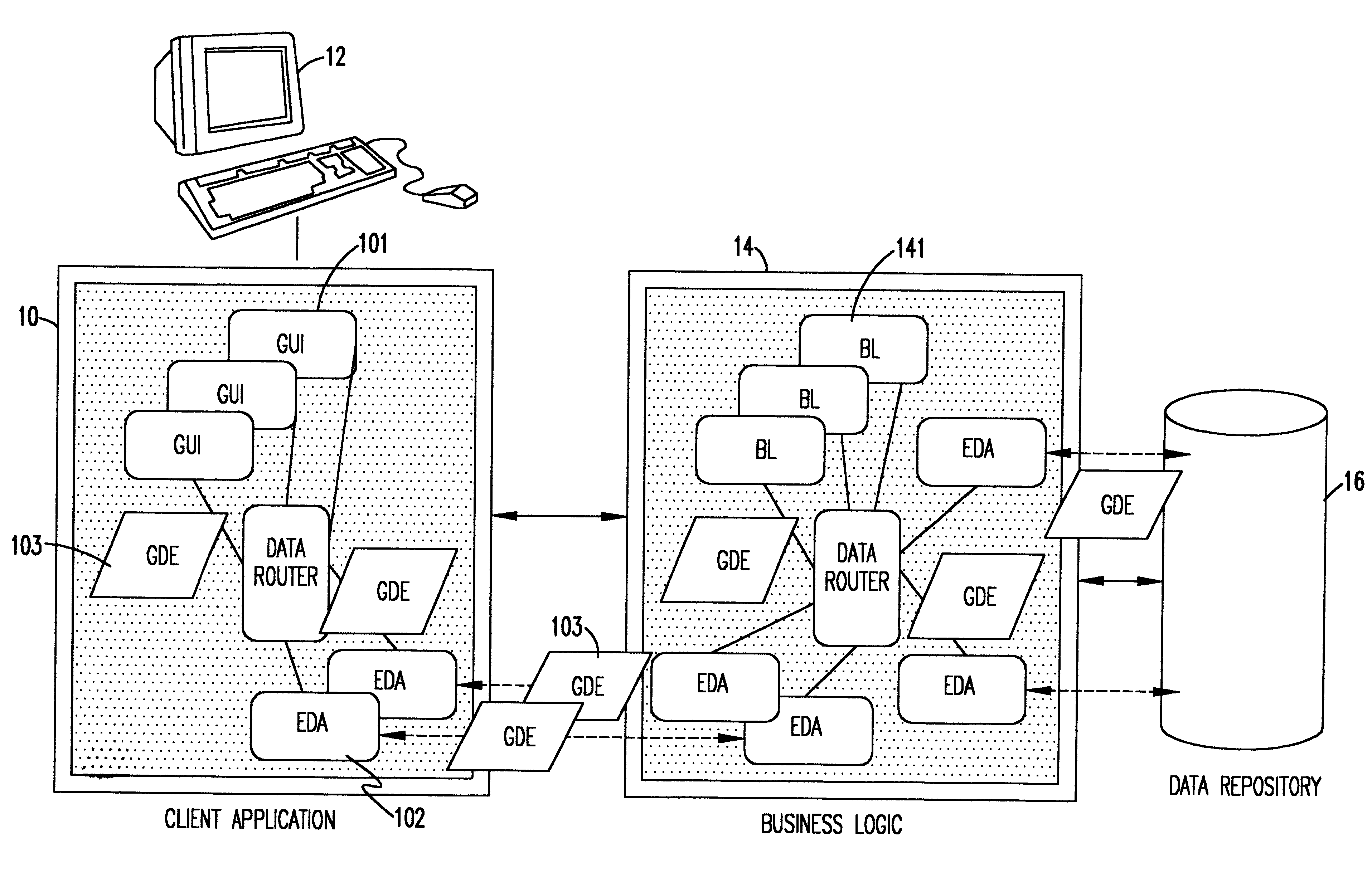 Distributed application assembly