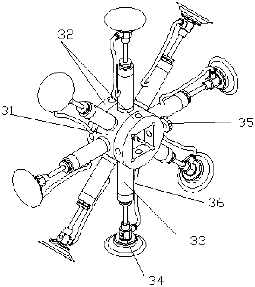 Rubber piece automatic reverse head-delivery equipment