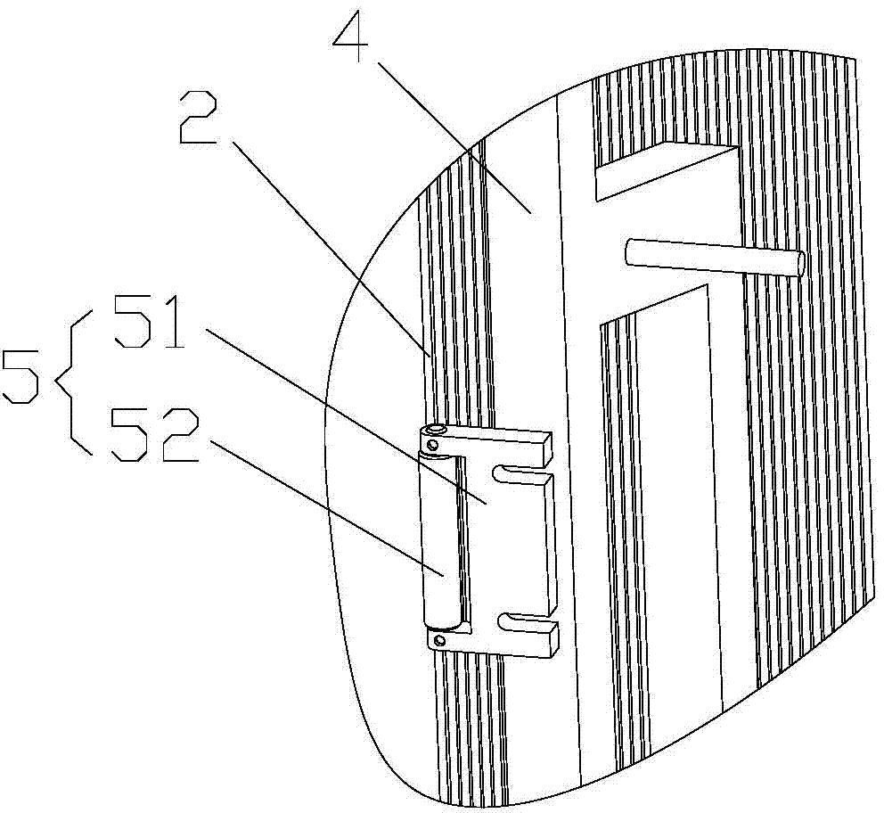 Paper box sucking frame component for box filling machine