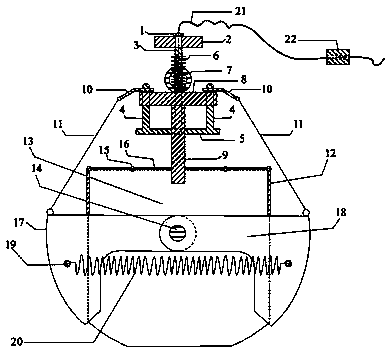 Undisturbed box type sampler for sediment on water surface layers