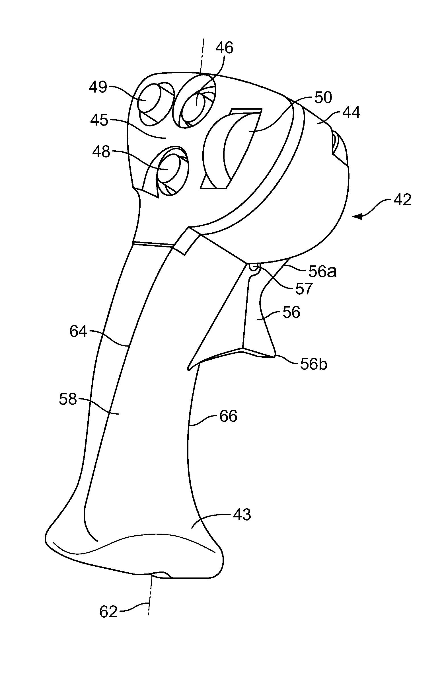 Electronic throttle on control handle