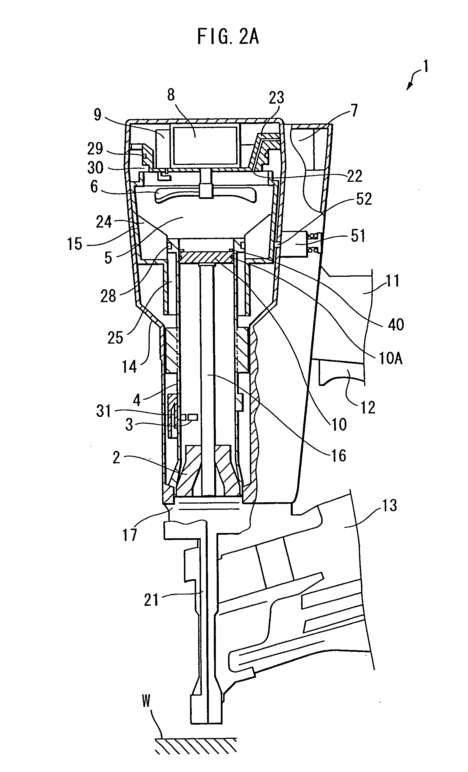 Combustion-powered nail gun