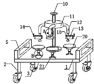 Pressing and flattening device for golden camellia compression packing