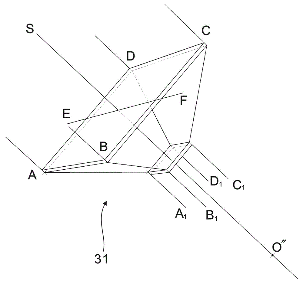 Offset type solar orienting line light-condensing desert surface hardening system and hardening method