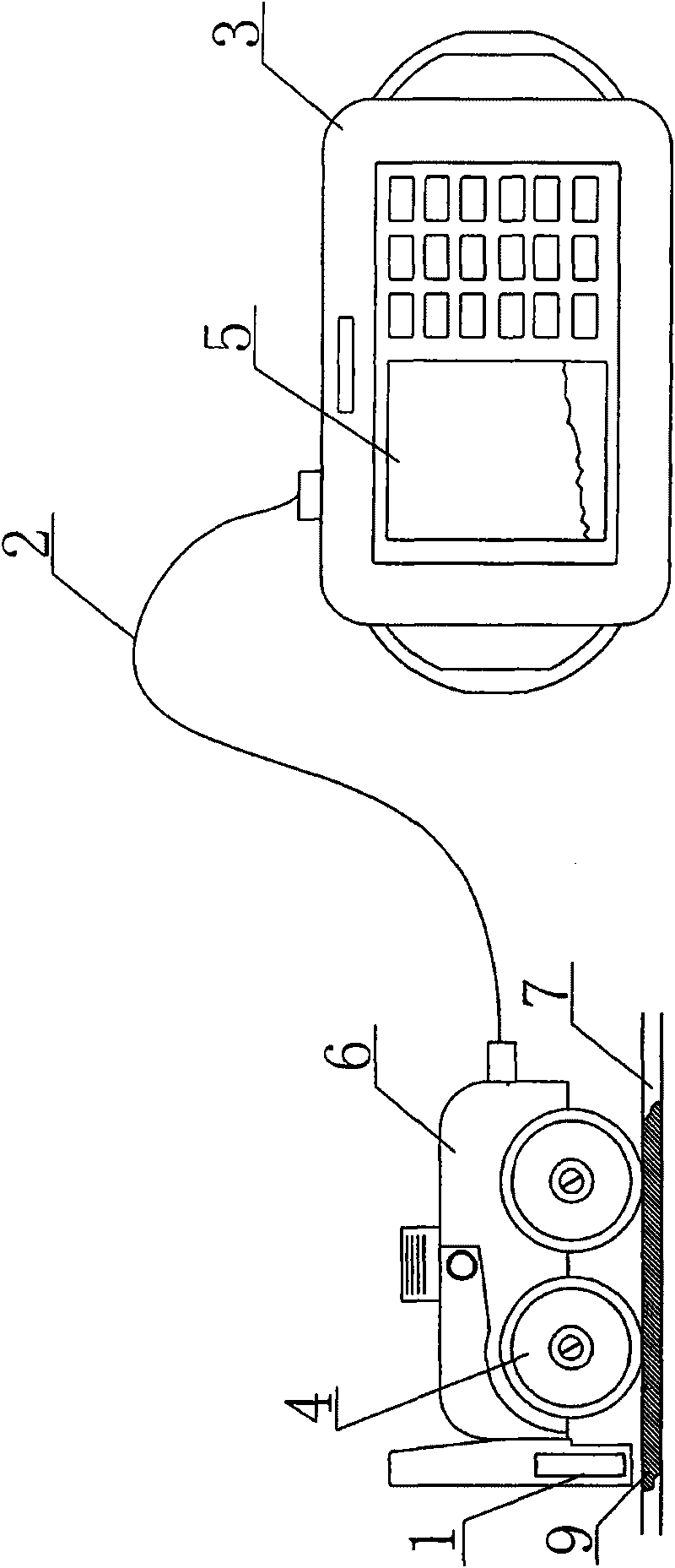 Magnetic memory method and device for diagnosing ferromagnetic component damage