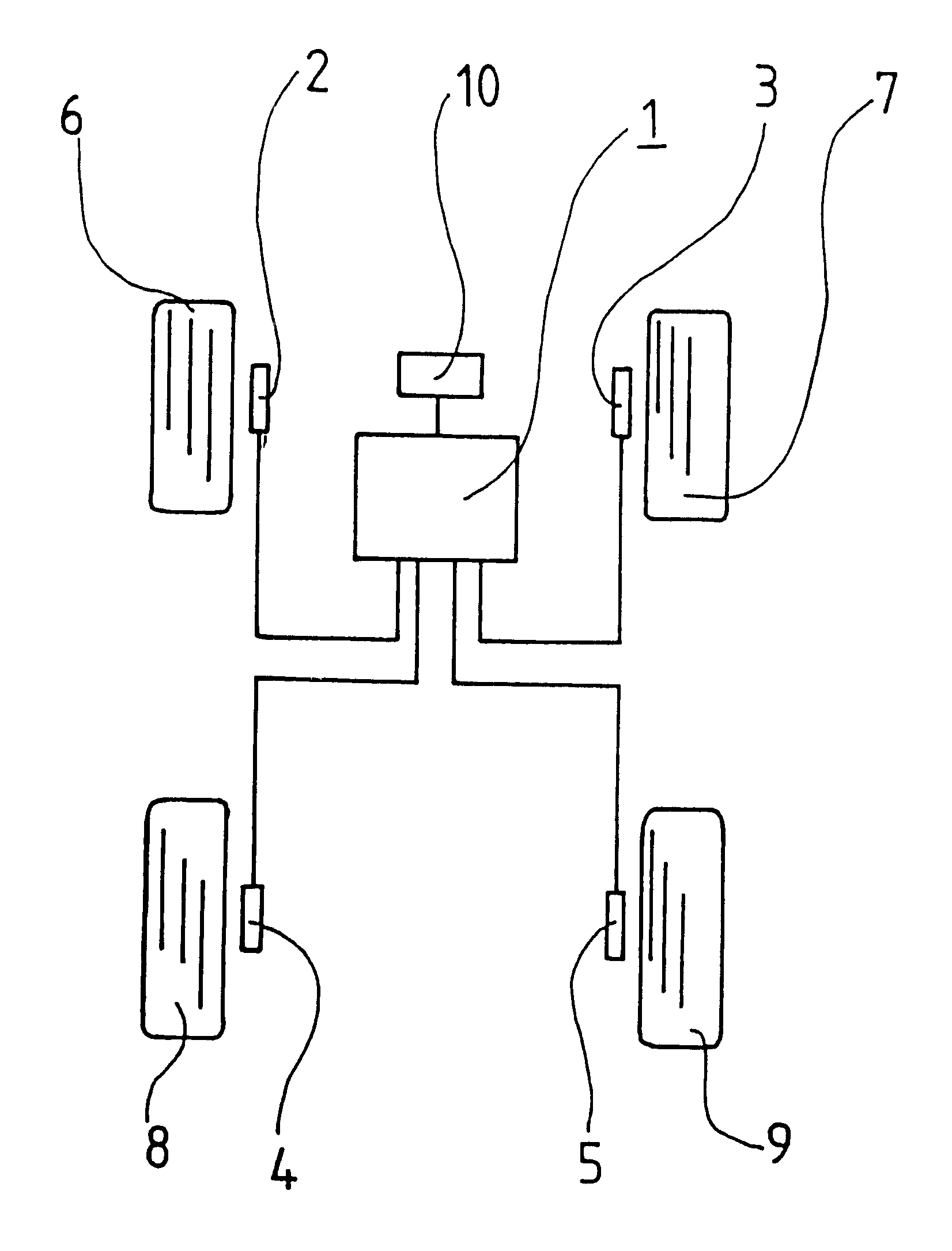 Method and system for ascertaining the emergency running condition of a pneumatic tire