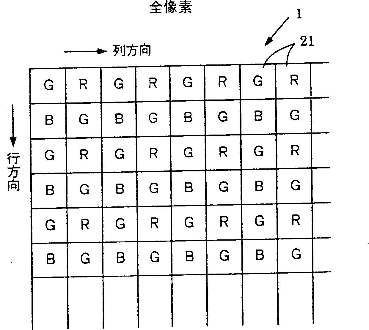 Solid electronic image inductor and control method thereof