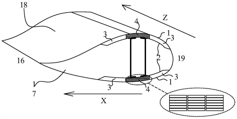 Prefabricated limiting piece, spar cap, fan blade and manufacturing method, and prefabricated panel fixing method