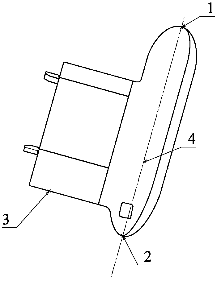 Method for mounting pod of wing-mounted geophysical exploration equipment