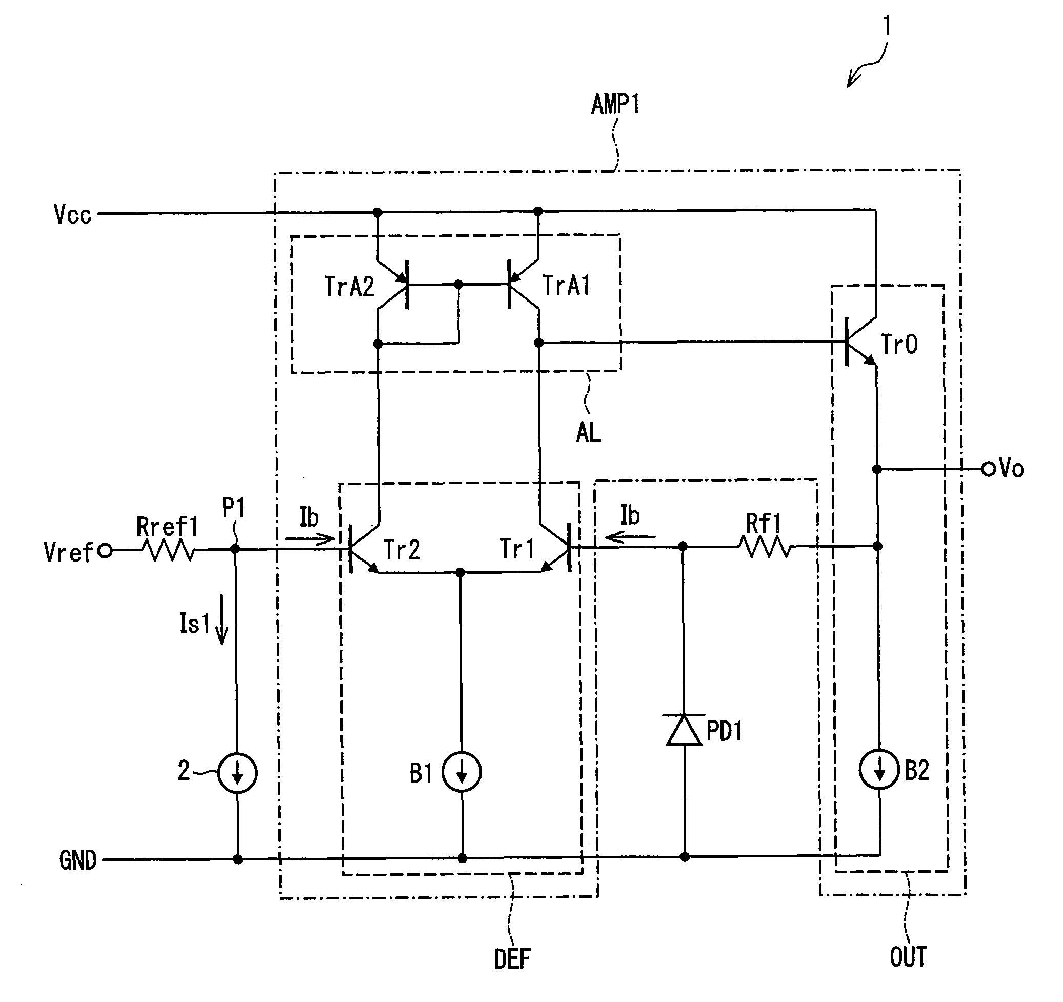 Photoreceiver/amplifier circuit, optical pickup device, and optical disk device