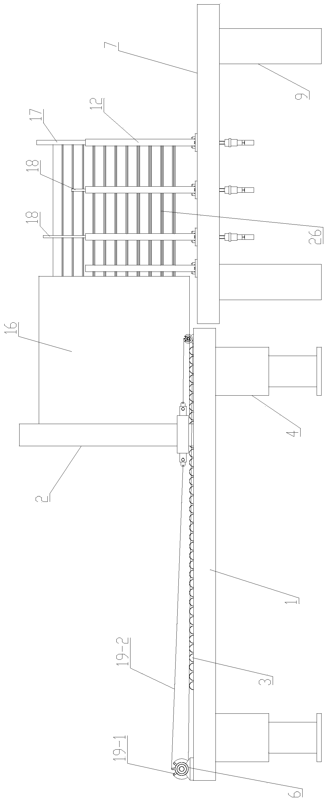 Automatic tube bundle penetrating device and method for tube-shell type heat exchanger equipment