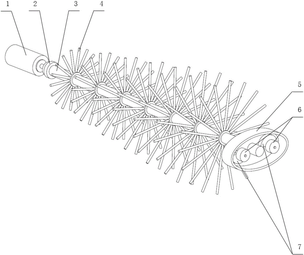 Eccentric rolling vibration mechanism for picking wolfberry fruit