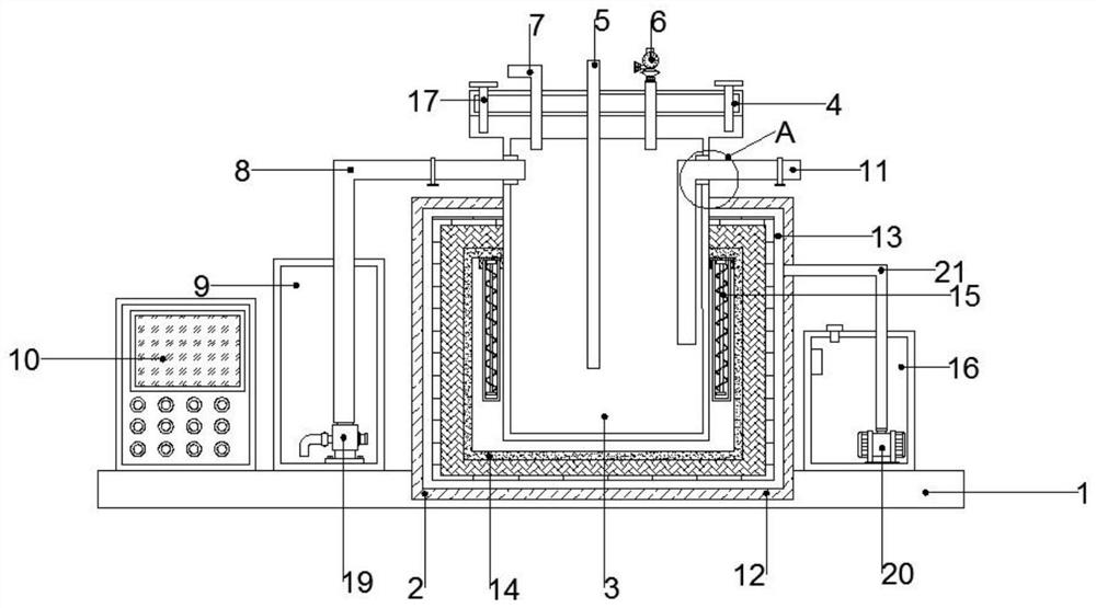 Magnesium alloy smelting furnace