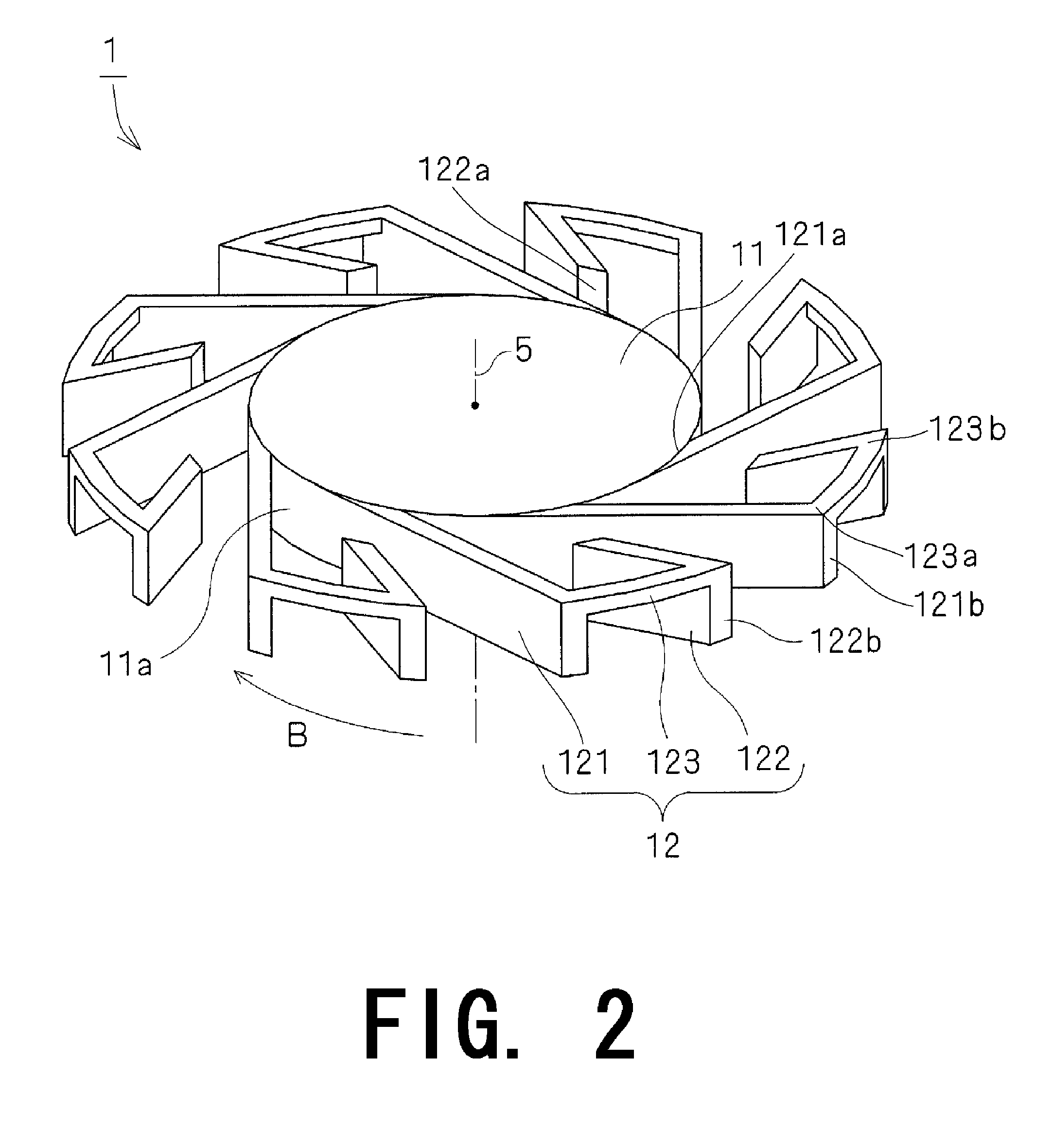 Impeller and centrifugal fan