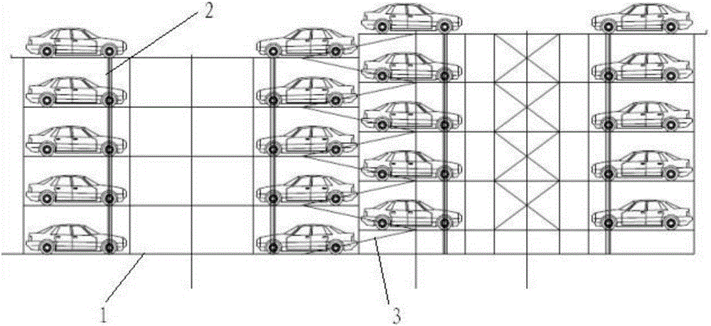 Field mounted steel multi-storey parking space