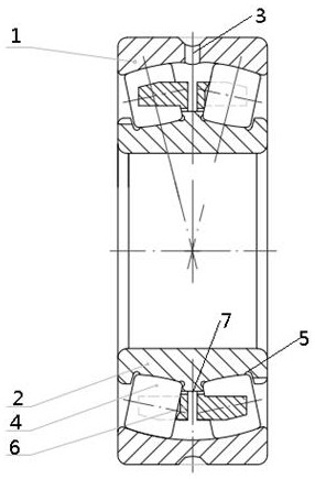 Vibrating screen self-aligning roller bearing