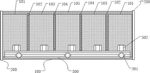 Lithium ion battery pole piece baking device and baking method