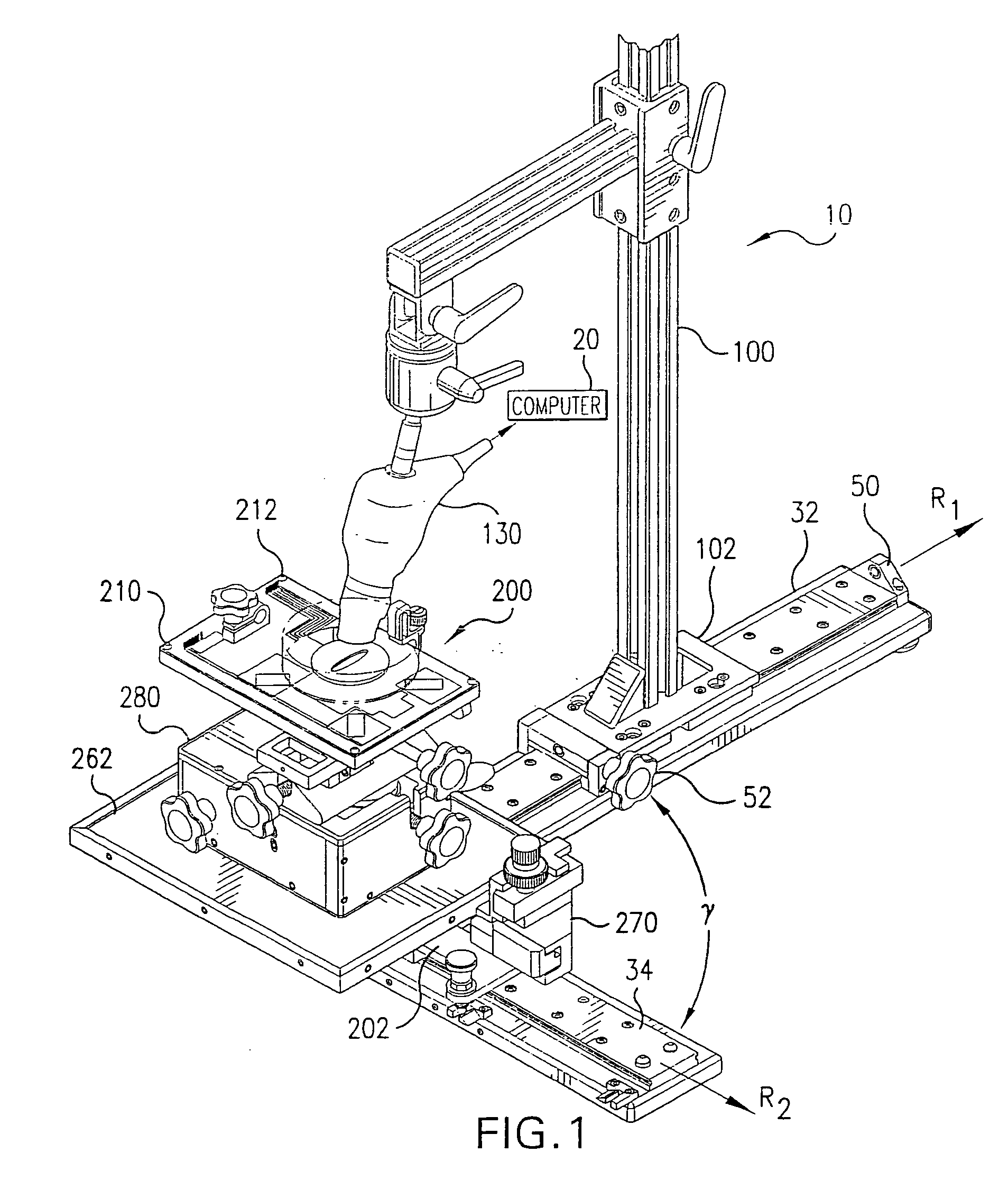 Integrated multi-rail imaging system