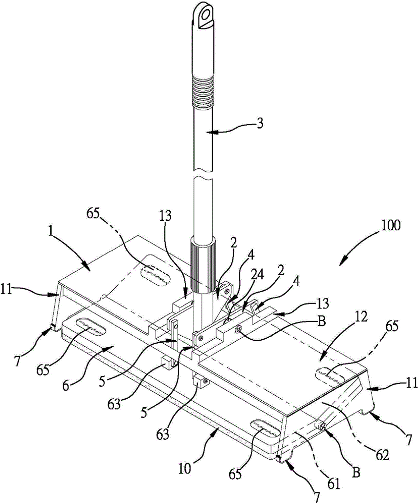 Dust-removing mop